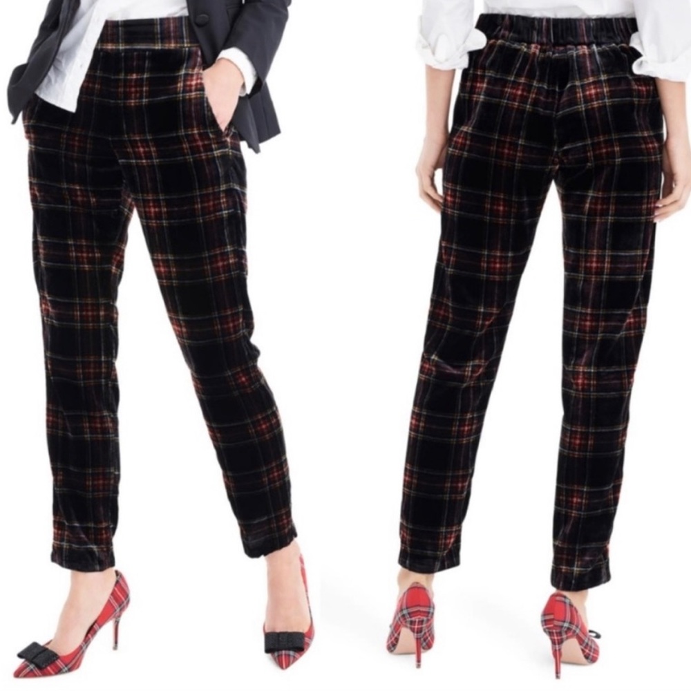 NWT J. Crew Pull On Easy Pants Velvet